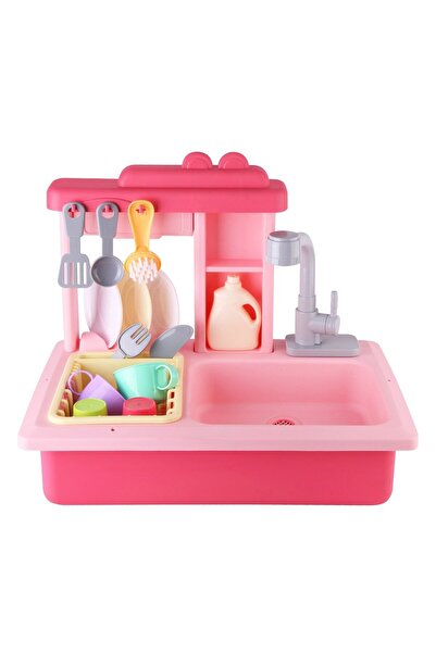 TOYFEST Pilli İnteraktif Lavabo Seti Pembe