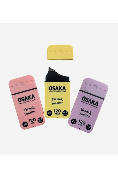 Osaka 120 Pieces 2b Pen Tip 75 Mm 0.7 Mm Set of 3