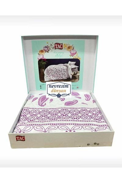 nuit dose Ranforce Single Duvet Cover Set Balin Purple