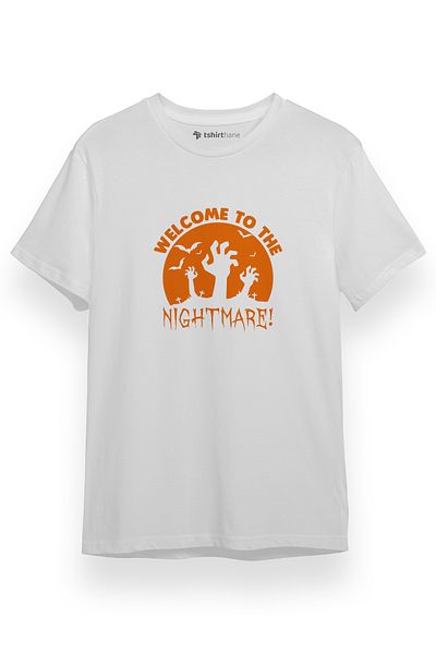 Tshirthane Καλώς ήρθατε στο Nightmare Λευκό κοντομάνικο ανδρικό μπλουζάκι