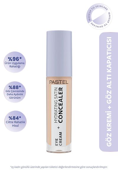 Pastel Vanilla 61 Eye Cream - Hydrating Satin Concealer