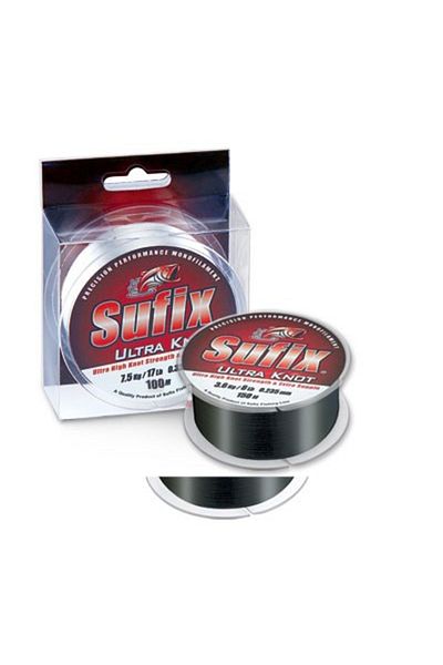 SUFIX Green Ultraknot Fishing Line - 0.185 mm, 100 m
