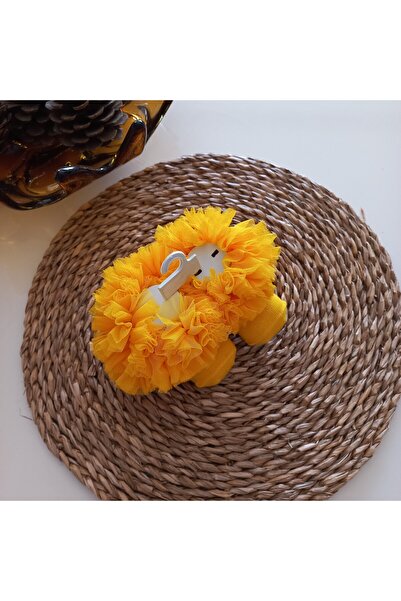 MARS BABY جوارب توتو كوكوس صفراء مكشكشة لليوم الخاص للفتيات الصغيرات