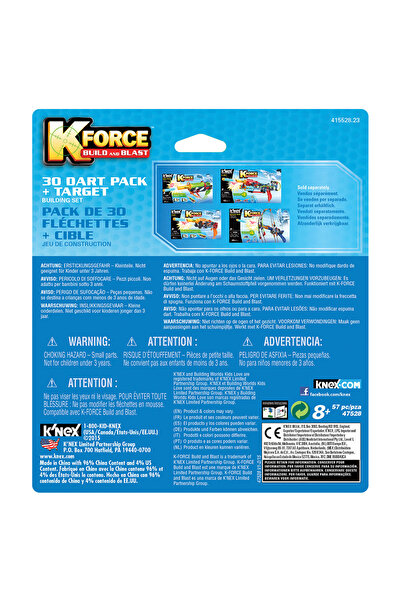 K'nex K-force Hedefli 30 Mermi Seti 47528