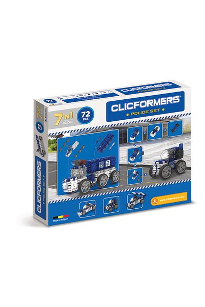 CLICFORMERS Police Set - 72 Parça