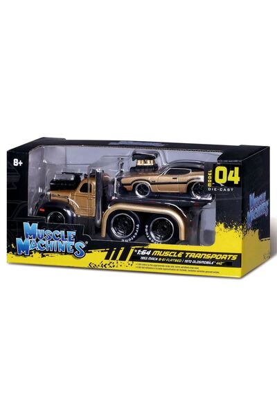 Maisto Muscle Machines Taşıyıcı Ve Araç Set 1/64 04 59051