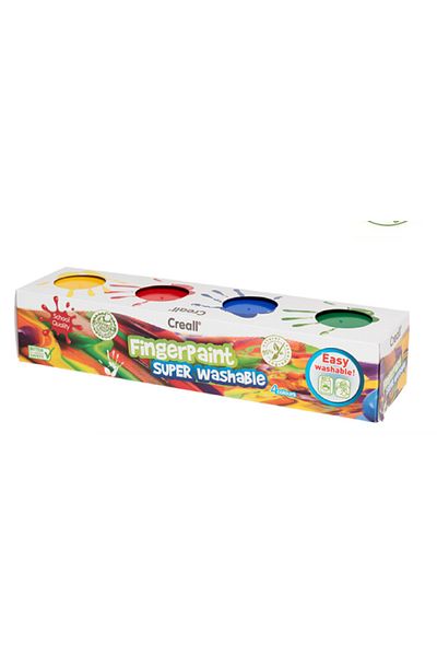 Creall Yıkanabilir Parmak Boyası 4x125gr