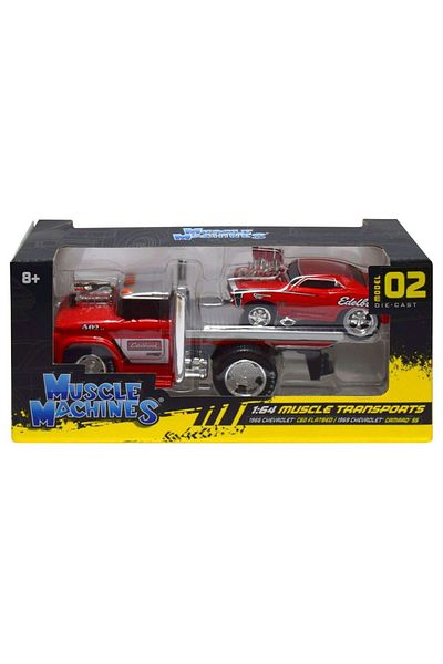 Maisto Muscle Machines Taşıyıcı Ve Araç Set 1/64 02 59049