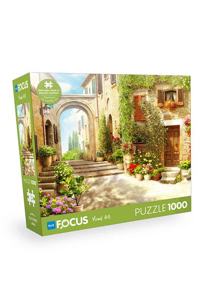 Blue Focus 1000 Parça Puzzle Old Street (ESKİ SOKAK)