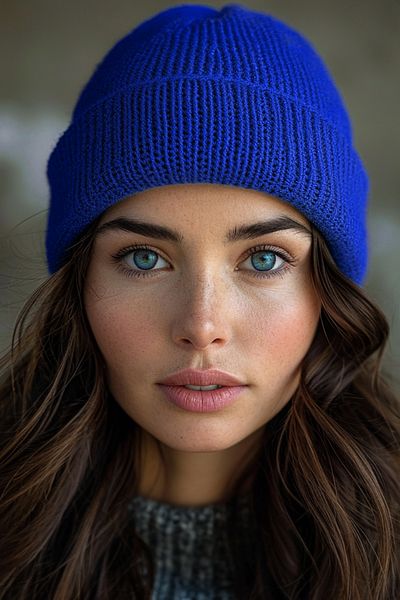 SadeRenk Unisex Blue Beret