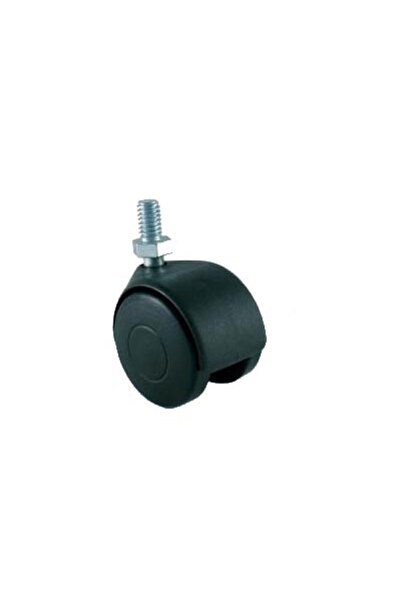 Adilon Ofis Koltuk Dolap Etejer 360 Derece Döner, 3/8 Vidalı Mobilya Tekerleğ...