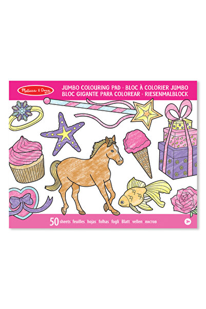 Melissa & Doug Melissa And Doug Dev Boyama Kitabı - Pembe