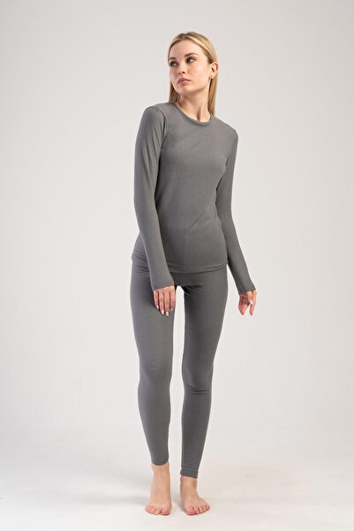 C&City Women's Long Sleeve Crew Neck Thermal Suit 405152   / 409003   Smoked