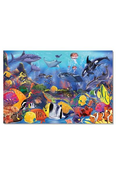 Melissa & Doug ميليسا ودوج بازل الغوص - تحت البحر (48 قطعة)