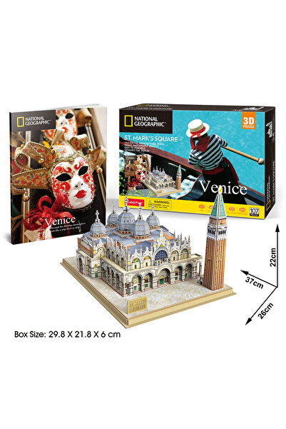 Cubic Fun CubicFun Nati onal Geog raphic San Marco Meydanı 3D Puzzle 107 Parç
