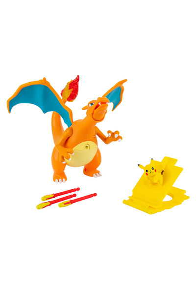Pokemon Sesli & Işıklı Elektronik Charizard & Pikachu Figür Set