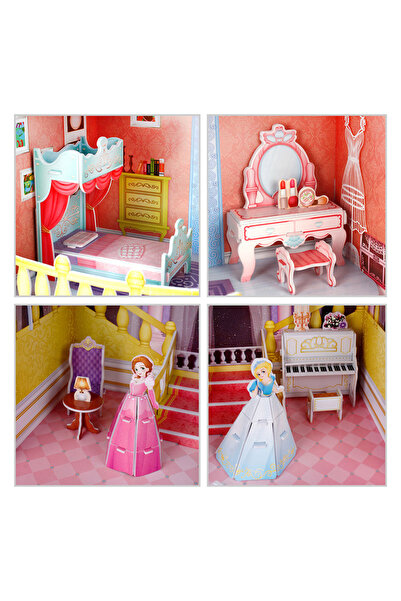 Cubic Fun 3D 81 Parça Puzzle Fairytale Castle