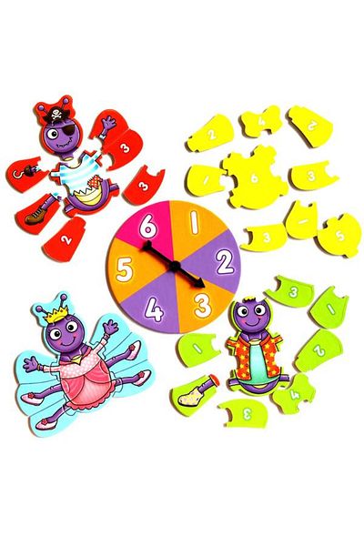 ORCHARD Cute Insect Number Counting and Matching - Build A Beetle