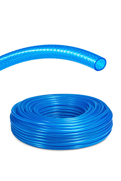 Çelik Pvc Şeffaf Örgülü Hortum 5/8 (16MM) 100 Metre