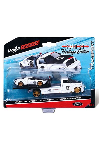 Maisto 2021 Ford Gt Çekici Ve Araç Set 1/64 59011