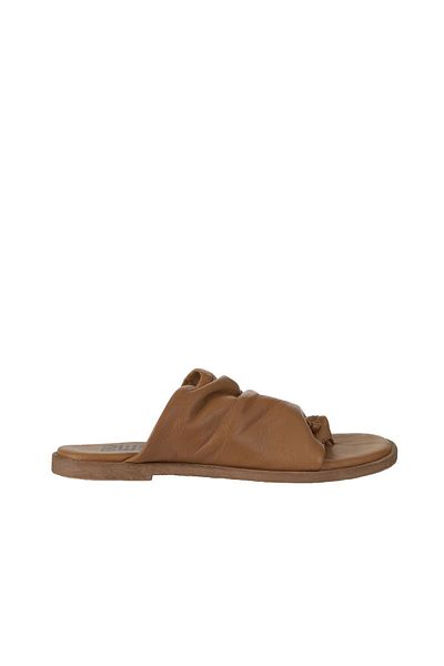 Bueno Shoes Дамски джапанки от естествена кожа в кафяво, модел 01wy2003