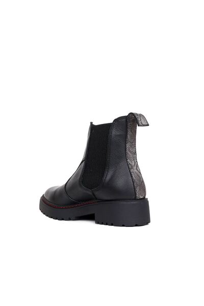 BUENO Shoes Siyah B76c01 Kadın Düz Bot 01wr4204