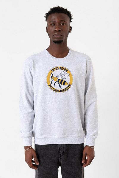 Tshirthane Ανδρικό φούτερ Wiskayok Yellowjackets Logo Karmelange 2ip
