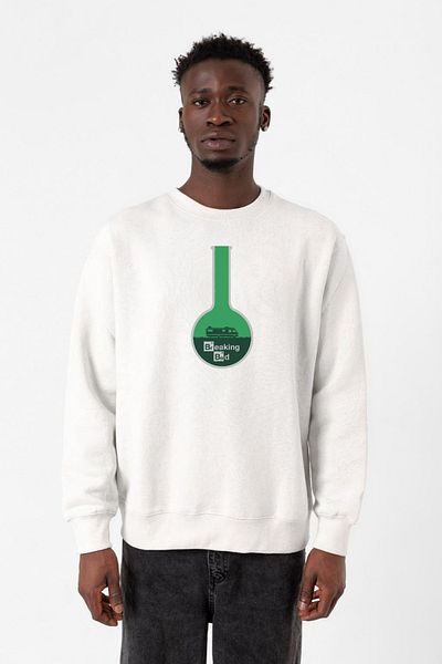 Tshirthane Ανδρικό φούτερ Breaking Bad Merch White 2ip