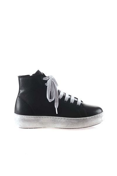 Bueno Shoes Cizme sport din piele neagră de damă - 01wr1910