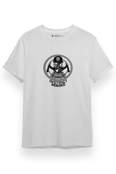 Tshirthane Ανδρικό μπλουζάκι με κοντό μανίκι The Hunger Games District 12 Mining