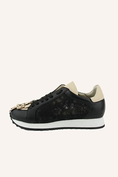 MARCATELLI Nud-siyah Lavin Deri Sneaker
