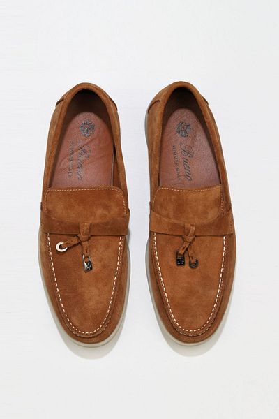 Bueno Shoes Ανδρικό Loafer - Καφέ, Ανοιχτό Suede, Μοντέλο 05ms101