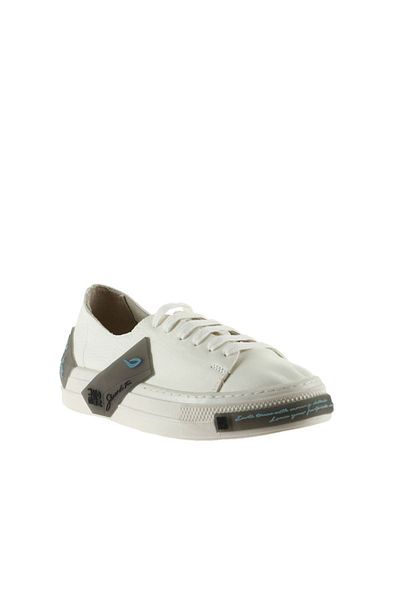 BUENO Pantofi sport din piele albastră de damă - 01wq10900