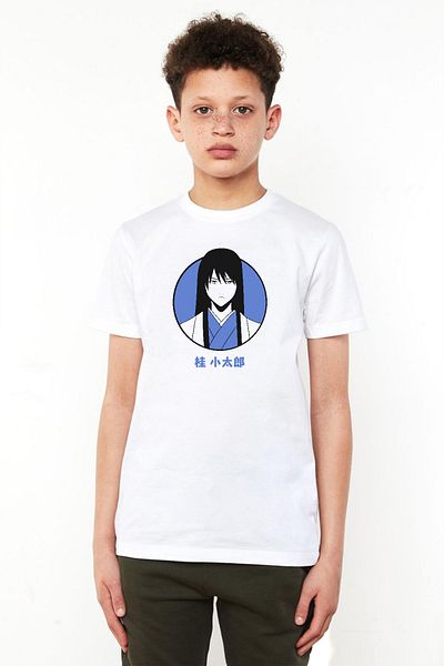 Tshirthane Tricou Gintama Anime Kotaro Minimal White pentru copii