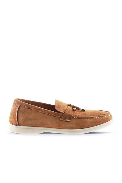 Bueno Shoes Ανδρικό Loafer - Καφέ, Ανοιχτό Suede, Μοντέλο 05ms101