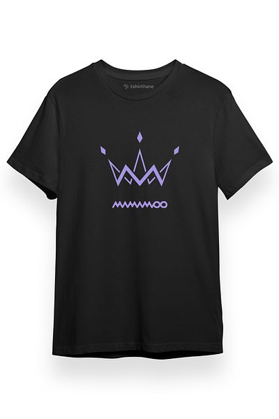 Tshirthane Ανδρικό μπλουζάκι Mamamoo Nebula μαύρο κοντομάνικο