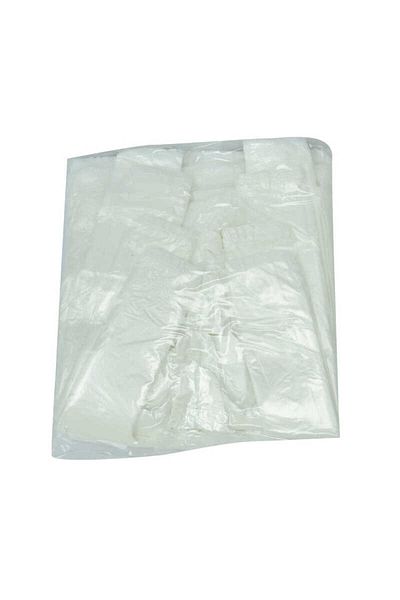 CEKAVE Economical Mini Size Athlete Slush Bag 30X20 Cm Thin White 250 Pieces 1 Pack