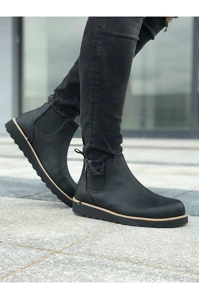 Ramer Ch045 Cst Chealse Ανδρικές Μπότες Μαύρες