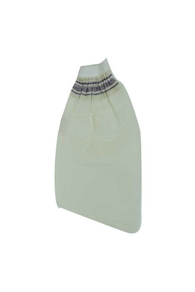 K&A Silk Back and Body Pouch Elastic Gloves White 15x25