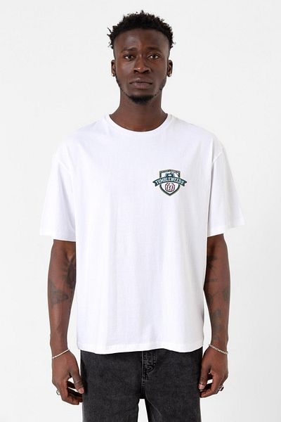 Tshirthane Ανδρικό μπλουζάκι Revel Legacy Tumbleweeds White Oversize