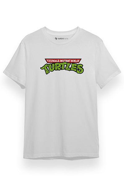 Tshirthane Ανδρικό μπλουζάκι Ninja Turtles με λευκό κοντομάνικο