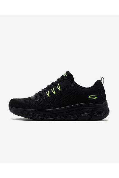 SKECHERS Bobs Sport B Flex - Electric Cool Men's Black Sneakers118101 Bbk