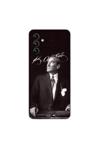 Zebana حافظة متوافقة مع هاتف سامسونج جالاكسي A04S حافظة سيليكون مصطفى كمال أت...