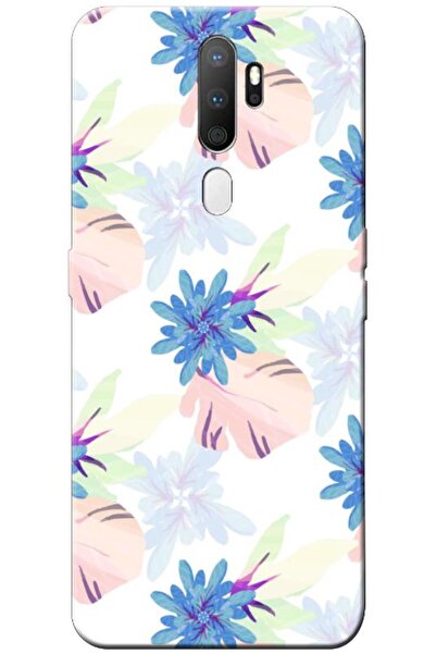 Zebana حافظة متوافقة مع هاتف اوبو A5 2020، حافظة سيليكون بتصميم زهور الربيع 6...