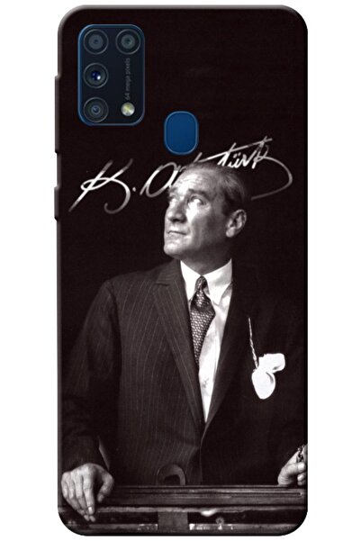 Zebana حافظة متوافقة مع هاتف سامسونج جالاكسي M31 حافظة سيليكون مصطفى كمال أتا...