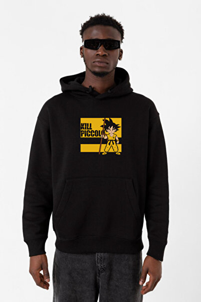 Tshirthane Dragon Ball Z Anime Kill Piccolo crna muška majica sa kapuljačom o...