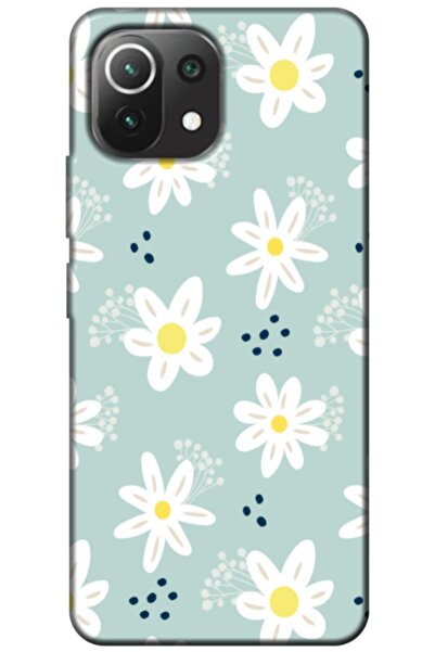 Dara Aksesuar حافظة متوافقة مع هاتف Xiaomi Mi 11 Lite من السيليكون Spring Flo...