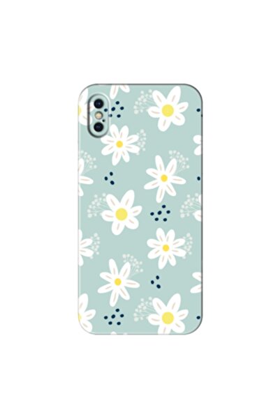 Dara Aksesuar حافظة سيليكون متوافقة مع هاتف Apple iPhone XS Spring Flowers 10...