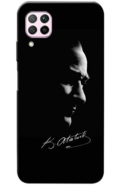 Zebana حافظة متوافقة مع هاتف هواوي P40 لايت حافظة من السيليكون الأسود مصطفى ك...