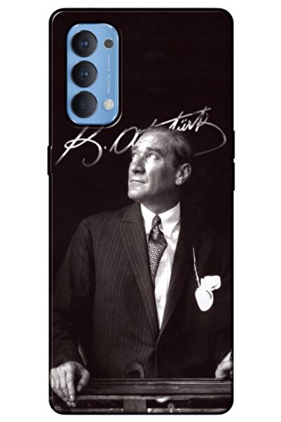 Zebana حافظة متوافقة مع هاتف اوبو رينو 4 حافظة سيليكون مصطفى كمال أتاتورك ( م...